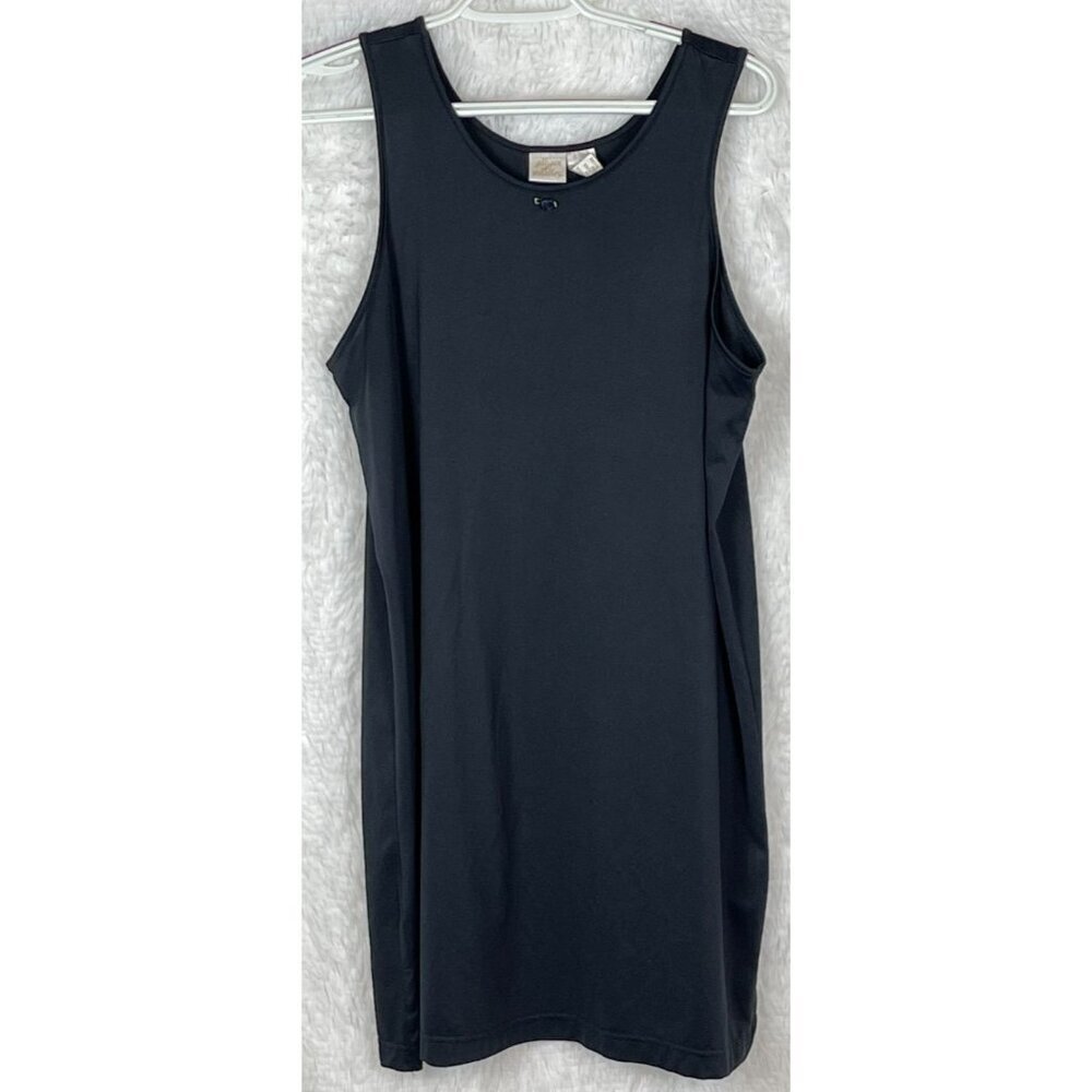 Gilligan & O'Malley Large Sleeveless Nightgown Black
